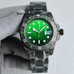 ساعة فاخرة RLX Clean Clean Custom Automatic Automatic Watch جديد السيراميك الميكانيكي الكامل 904L من الفولاذ المقاوم للصدأ الياقوت توهج في الأعمال التجارية