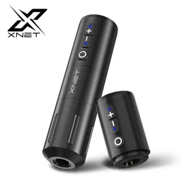 Xnet Elite Wireless Tattoo Machine Rotary Pen Corless Silnik 2400 mAh LED Digital Dift dla stałego makijażu Artist Body 240315