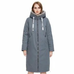 Astrid Parka invernale da donna Lg Casual Pelliccia con cappuccio in visone piumino Giacche stile minimalista per donna cappotto plus size parka AT-10089 V6eC #