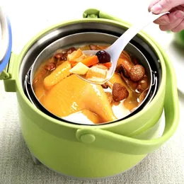 Pinkah 3L 4.5L Thermos Lunch Box No الكهرباء فراغ الطبخ Thermos Food Jar 304 Vastless Steel Pott Stew Stew Pot 240318