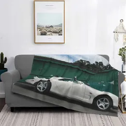 Blankets Rx-7 Side View For Home Sofa Bed Camping Car Plane Travel Portable Blanket Rx7 Rotary Engine Rotaries 13b Rew Turbo