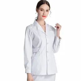 Yeni yüksek kaliteli bayan bakım kıyafetleri laboratuvar ceket nefes alabilir çok renkli güzellik sal iş üniforma evcil hayvan dükkanı iş kıyafetleri w7xr#