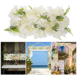 Kwiaty dekoracyjne sztuczny jedwabny kwiat Wedding Wedding Fałszywe dekoracje róży dekoracje Oncidium Ornament