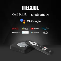 Google Netflix認定MeCool KM2プラス4K ATVボックスAMLOGIC S905X4 ANDROID 11テレビボックスKM2メディアプレーヤーUSB3.0 BT5.0