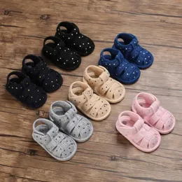 Sandalen Bobora Sommerschuhe Unisex weiches Leder Baby Sandalen mit für Jungen und Mädchen Sandalen Geschenke 240329
