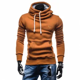 Zogaa Spring Autumn Hoodies Men FI Brand Pullover Solid Color Turtleneck Sportwear Sweatshirt Men's Tracksuits New Q3la#