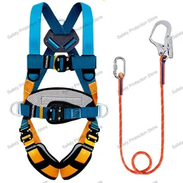 Fivepoint High Altitude Work Safety Harness Full Body Belt Outdoor Rock Climbing Training Construction Protect Equipment 240320
