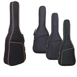 2024 101 x 34 x 5cm Oxford Fabric Electric Guitar Case Colorful Edge Gig Bag Double Straps Pad 8mm Cotton Thickening Soft Cover - for