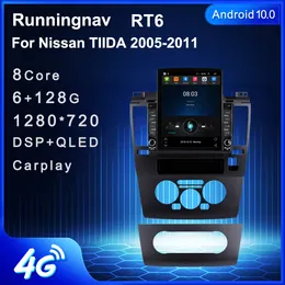 9.7 "Ny Android för Nissan Tiida 2005-2011 Tesla Type Car DVD Radio Multimedia Video Player Navigation GPS RDS No DVD CarPlay Android Auto rattstyrning