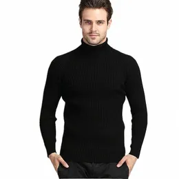 Coodrony 겨울 두꺼운 따뜻한 Cmere 스웨터 남자 Turtleneck Mensweaters Slim Fit Pullover Men Classic Wool Knitwear Pull Homme z40g#