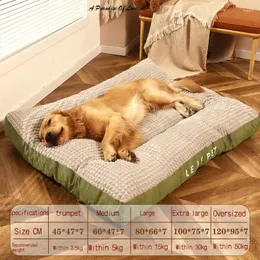 Коврик-переноска для собаки, полностью съемный и моющийся, подходит для домашних животных круглый год, большая кровать, теплый дом зимой