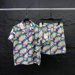 Summer Mens Tracksits Designer Tracksits Sets Man Mektup Baskı Takımları T-Shirt Klasik Baskılı Kısa Kollu Spor Giyim Şortları Mes Trainesuit