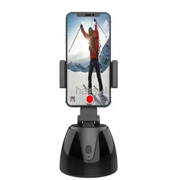 Selfie Monopods Auto Smart Selfie Stick estabilizador Rotação de 360 ​​graus Suporte para telefone Tripé de câmera de rastreamento facial para gravação de vídeo Vlog 24329