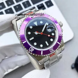 Luksusowy zegarek RLX Clean Mechanical Luksusowy projektant Zegarek Automatyczny 2836 Ruch 40 mm Sapphire 904L Stal nierdzewna zegarek na rękę Montre de Luxe 3xbo