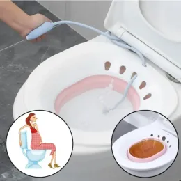 Badkar fällbara toalett Bidet bärbar massage sit badkar självrengöring för gravida kvinnor äldre postpartum patientmedicinerad badkar