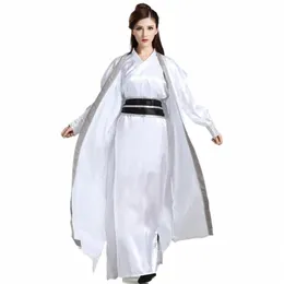 antico cinese Hanfu Costume uomo abbigliamento donna tradizionale Cina Tang Suit orientale cinese tradizionale Dr Men 77kH #