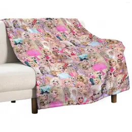 Cobertores Trixie Mattel Collage Throw Blankt Quilt para Baby Polar