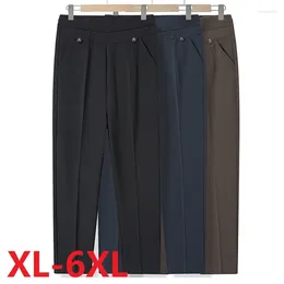 Women's Pants 2024 Autumn Women Trousers Oversize Elastic High Waist Loose Casual Middle-aged Female Winter Warm Stretch