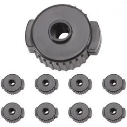 Skålar 9 st ABS Drum Set Quick Release Nuts Cymbal Assembly Mate Replacement Accessories