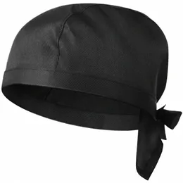 Unisex Chefs Hat Pirate Hat Catering Service Kelner HATS HOTEL RESTAPERSJA CTATHENEEN KUCHNIA KUCHNIA KOCHODA CAP C6WZ#