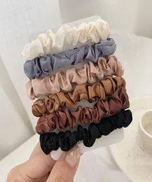 Scrunchie Fasce per capelli Cravatta per capelli Donna per accessori per capelli Scrunchies in raso Supporti per coda di cavallo elasticizzati Fascia regalo fatta a mano2244695