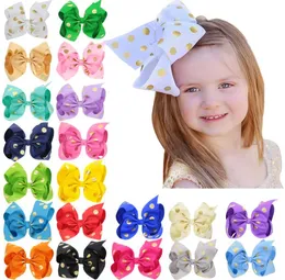 20 cores 8 Polegada bebê fita arco hairpin selo dot clipes meninas grande bowknot barrette crianças boutique de cabelo crianças acessórios para o cabelo8237494