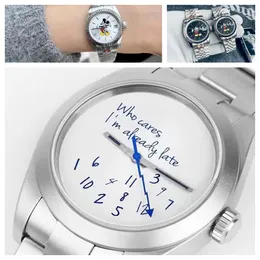 Designer de luxo masculino relógio feminino moda movimento mecânico automático relógio 41mm clássico feminino relógio pulseira de negócios aço inoxidável relógio casual montre