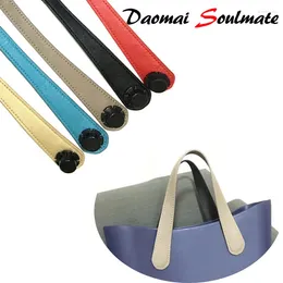 Sacos de noite tamanho curto 47cm 1 par de alças de couro falso colorido para obag bolsa de ombro feminina o saco manici silicone