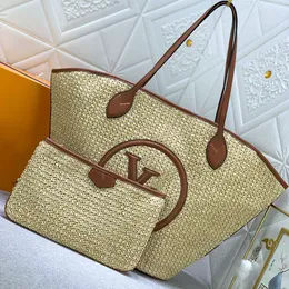2024 handbags Cross Body inAll Categories Leather trim wallet Lafite Beach Bag
