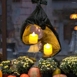 Kerzenhalter, Fledermaus-Teelichthalter, gruselige Wand-Teelicht, realistische Form, umweltfreundliches Harz-Dekor für Halloween