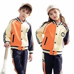 new school uniform set for primary school students, children's sports meet class uniforms, Natial Day kindergarten uniforms n9SU#