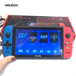 Players PS7000 7 inch Handheld Portable Game Console with 2 gamepads 32/64GB 5000+ free games for PS1/CPS/NES Children's gifts