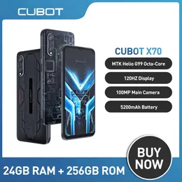 Cubot X70 Smart Phone Helio G99 13 6,583 cala 120 Hz Odświeżenie 12 GB RAM+256 GB ROM 5200 Mah Bateria 100mp Aparat Telefon komórkowy NFC