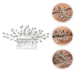 Escovas de cabelo 1 pc pente da dama de honra traje nupcial prop strass headdress cristal headpiece3247937