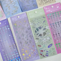 Wrap Prezent Korean INS Blawing Star Style Goo Card naklejka DIY Scrapbook Telefon Diary Dekoracja Dekoracja naklejki