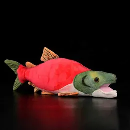 Stuffed Plush Animals 40cm foldable life-saving socks salmon filling toys soft marine animal plush toys fish plush toys childrens plush toys240327