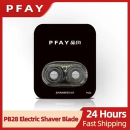Electric Shavers PFAY PB28 Electric Shaver Head Stainless Steel Razor Blade Waterproof Automatic Double-ring Ultra-thin Cutter Net for PA268 240329