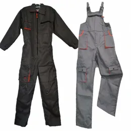 Arbeta övergripande enhetliga män kvinnor som arbetar omslag bilreparatör jumpsuit workshop mekaniker arbetskläder för män lager arbetskläder z1qi#