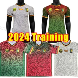 23 24 Maglia da calcio Camerun 2023 BAHOKEN ABOUBAKAR CHOUPO-MOTING Maglia # 11 BASSOGOG # 20 GANAGO EKAMBI Nazionale di calcio uniforme da allenamento set fan giocatore