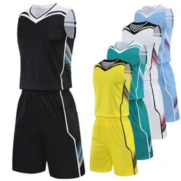 Mundur Basketball Suit for Mens Jersey Set Set Wysokiej jakości Quickdry Sportswear Can Can Numer Numer 240325