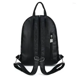 Школьные сумки, простой рюкзак из искусственной кожи кенгуру, мягкая модная женская сумка большой вместимости для отдыха