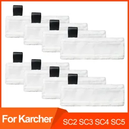 Karcher easyfix sc2 SC3 SC4 SC5交換用ラグ用ブルーマチンスチームモップクロスマイクロファイバークリーニングパッドカバースチームクリーナーアクセサリー