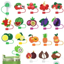 Shoe Parts Accessories Cartoon Fruit St Cap 10Mm Party Decoration Umbrella Lid Dust Drop Delivery Shoes Dhjnq