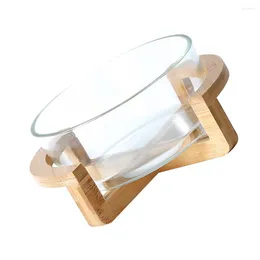 Учебные посуды наборы чаши десерт бытовая посуда паста из микроволнового бака для хранения льда универсальное смешивание бамбукового сервирования теплостойкость