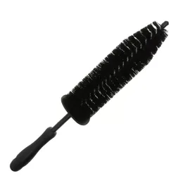 9.5inch Car Wheel Wash Brush Tyre Brush Long Soft Bristle Cleaning Brush for Motor Engine Grille Wheel Wash Brush Cleaning Tool