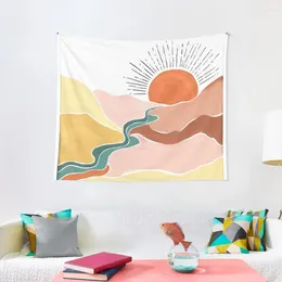 Tapisseries soluppgång över Valley Tapestry Luxury vardagsrumsdekoration hem