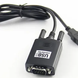 2024 USB 2.0 إلى RS232 Serial DB9 9 دبوس كابل محول الذكور أسود 0.8M 1 محول المنفذ لمحولات أجهزة توجيه Cisco Telescope