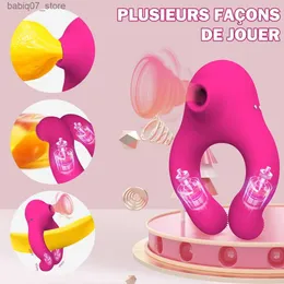 Inne elementy masażu 10 Sekcja częstotliwości Seksu Seksu Penis Pierścień Kliknij Rooster Adult Product Product Massager Toy Q24030