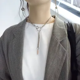 Mode Einfachen Schmuck Justine Clenquet frauen Halskette 2020 Sommer Neue INS Punk Stil Anhänger Halsketten Für Frauen Hochzeit P330t