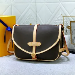 Moda luksusowa torba na ramię saumur bb designer płótno Tote klasyczny torba siodłowa klapa skórzana TOTE Wysokiej jakości torba crossbody casual siodle torba M46740